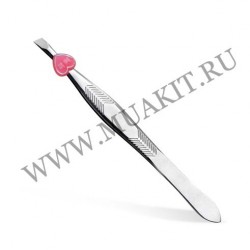 Пинцет для бровей скошенный