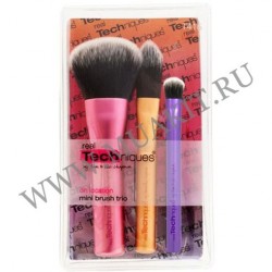 Набор из 3 кистей Real Techniques Mini Brush Trio