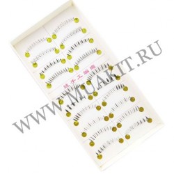 Нижние ресницы (10 пар) #M47 MIX