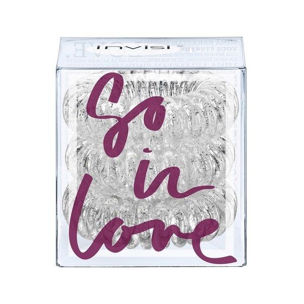Резинка-браслет Invisibobble So In Love Sparkling Clear