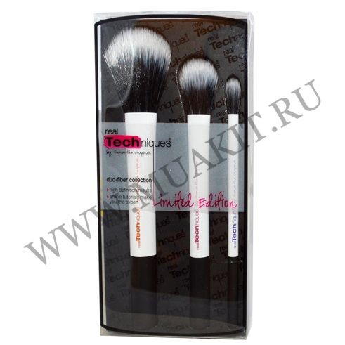 Набор из 3 кистей Real Techniques Duo Fiber