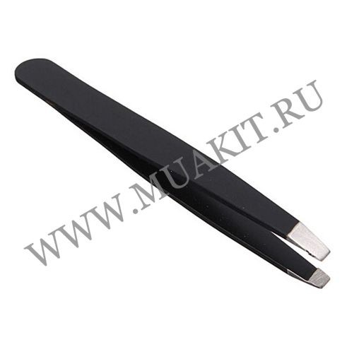 Пинцет для бровей скошенный Pro