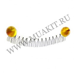 Нижние ресницы (10 пар) #T-04 Clear